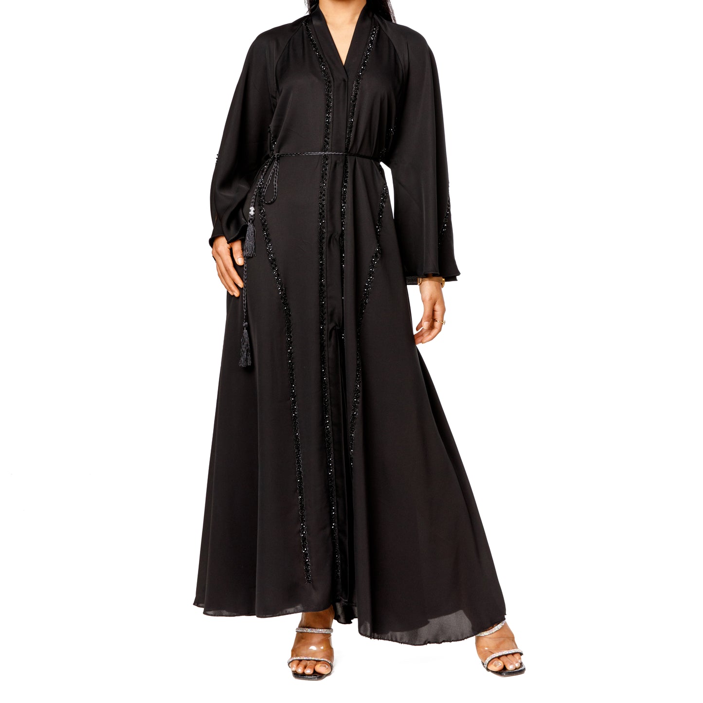 Umbrella Cut Abaya (Black)