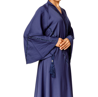 Umbrella Cut Abaya (Navy Blue)