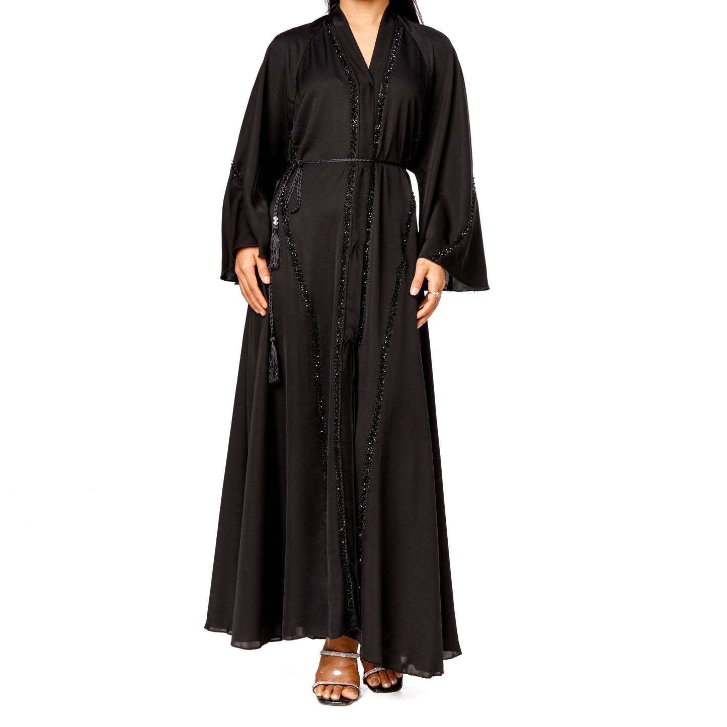 Umbrella Cut Abaya (Black)