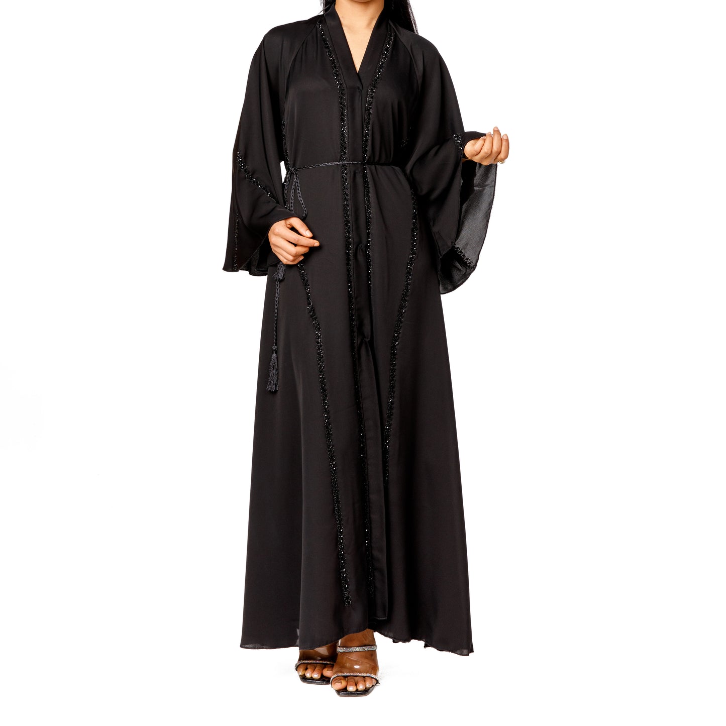 Umbrella Cut Abaya (Black)