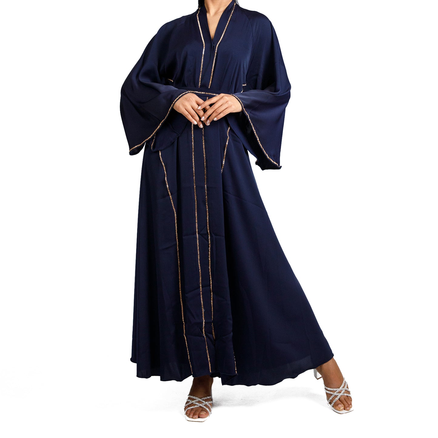 Gem Abaya (Black and Navy)