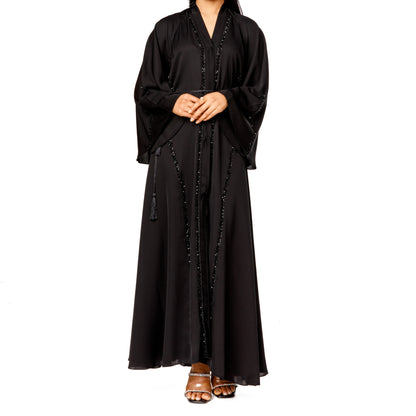 Umbrella Cut Abaya (Black)